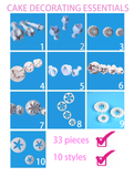 Value pack: 33 piece Cake/Cupcake Decorating Essentials!