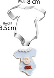 Premium Stainless Steel Baby Shower Cookie Cutters 5 Piece Set